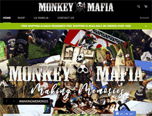 Tablet Screenshot of monkeymafia4life.com